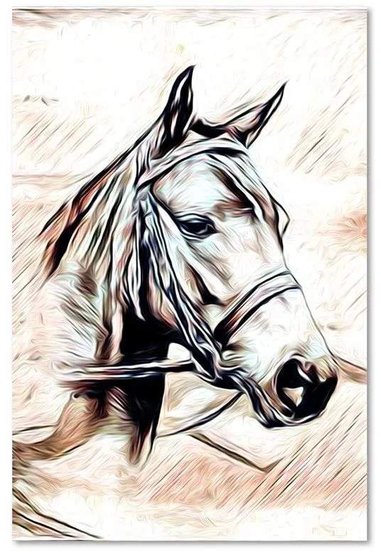 Gario Obraz na plátne Maľovaný kôň Rozmery: 70 x 100 cm
