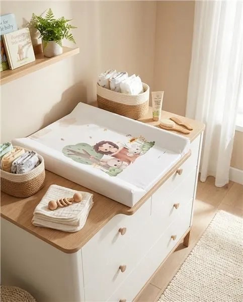 Prebaľovacia podložka Baby Mix Lesné zvieratká 47x70cm