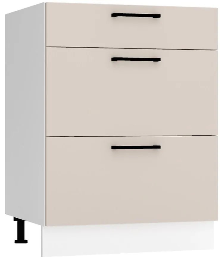Kuchynská skrinka Max D60s/3   svetlobéžová
