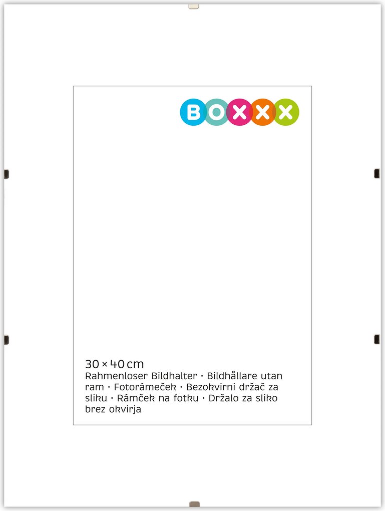 XXXLutz RÁM S KLIPMI, 1, 30/40 cm Boxxx - Rámy na obrazy - 004342022906