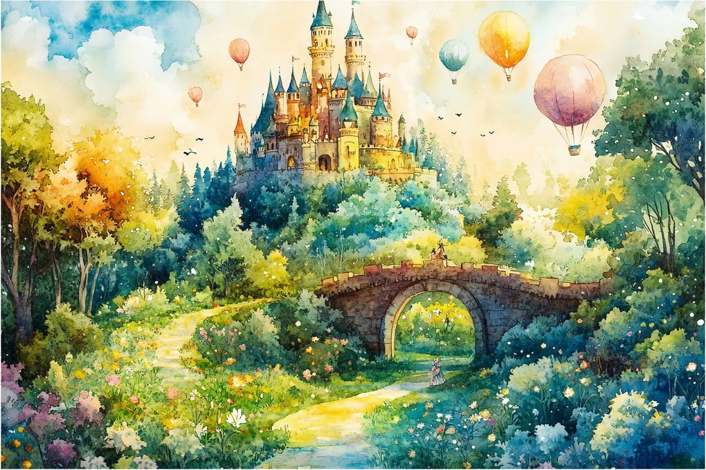 Obraz - Rozprávkový zámok (90x60 cm)