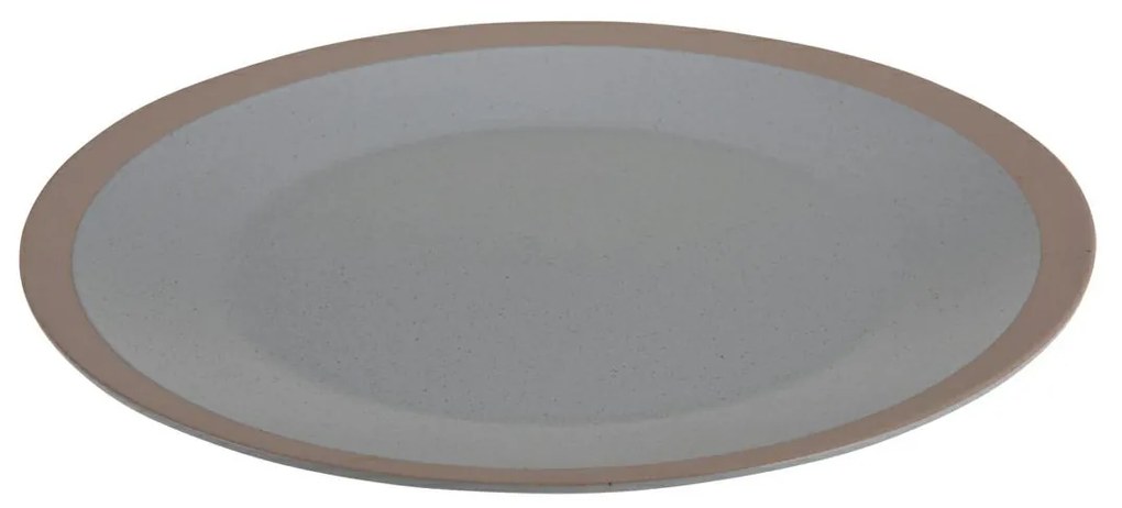 Kameninový tanier Clay, (fi) 26,5 cm, sivý