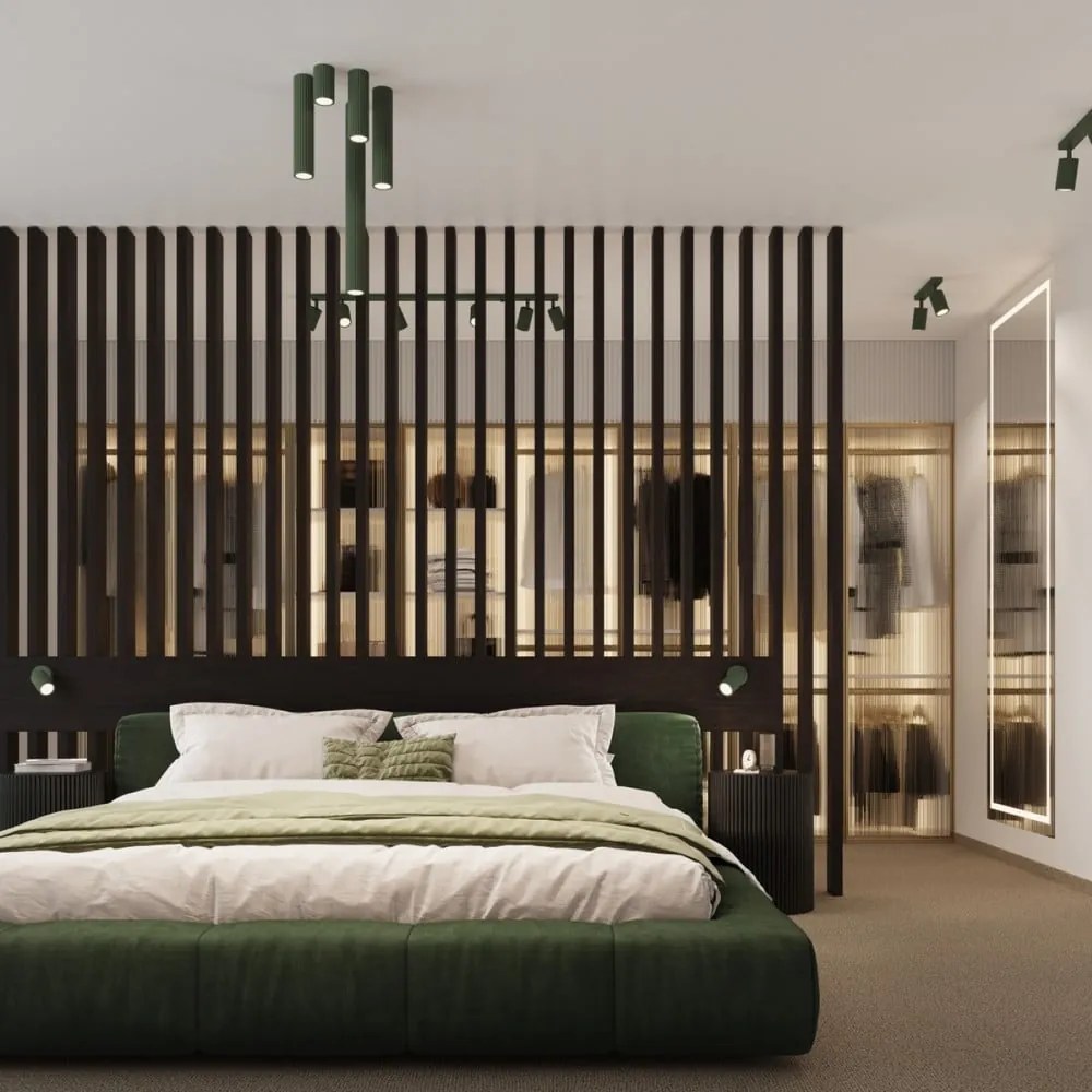 Zelené bodové svietidlo 8x16 cm Gleam – Sollux