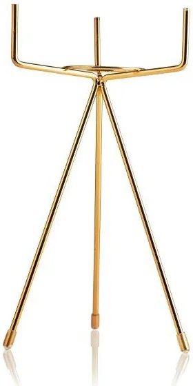 KERAMICKÝ KVETINÁČ SO STOJANOM EMMA SMOOTH 28X13 CM BIELA