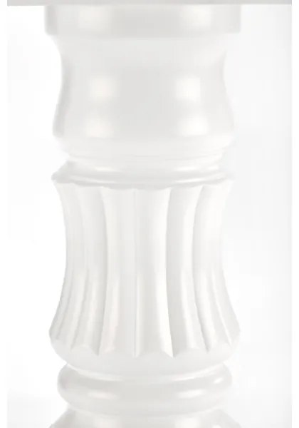 Rozkladací jedálenský stôl WILLIAM biely