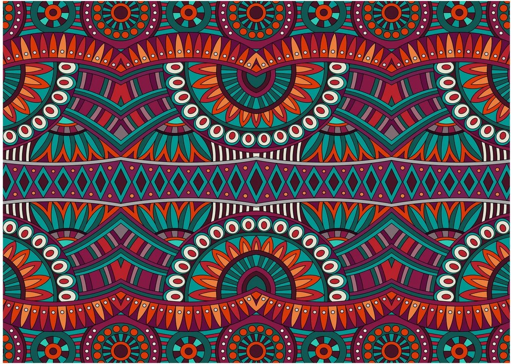 Obraz ornamentálne abstrakcie (70x50 cm)