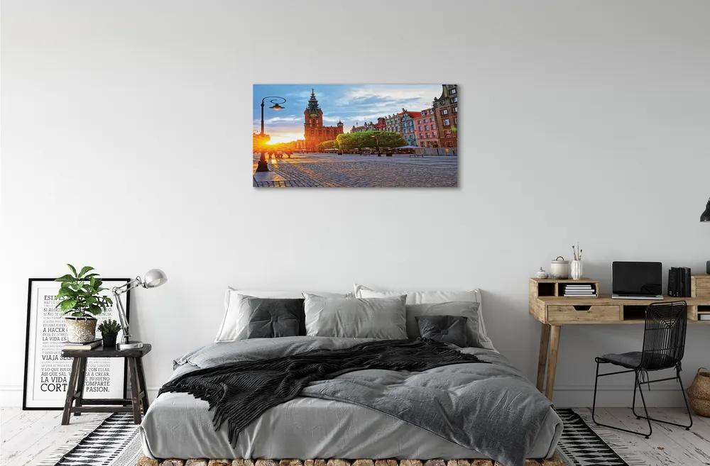 Obraz na plátne Gdańsk Staré mesto východ 125x50 cm
