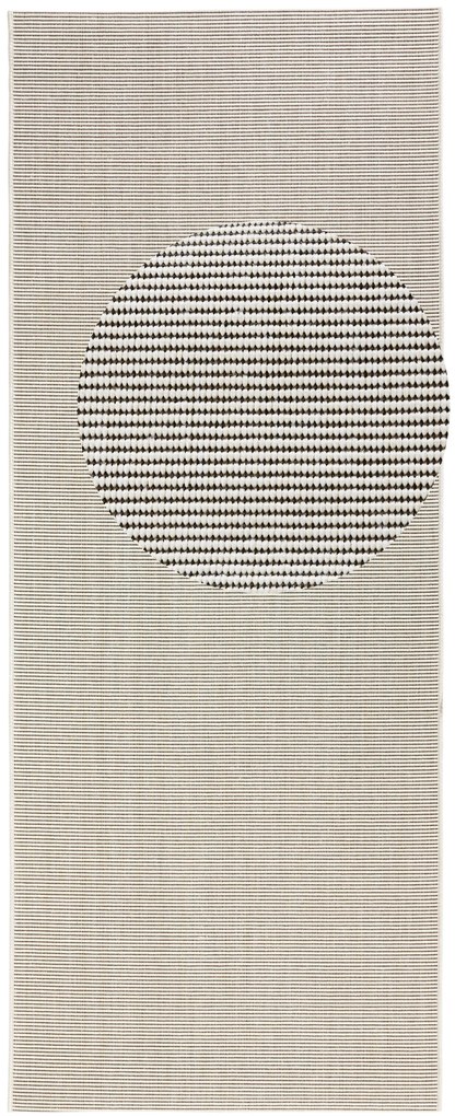 Behúň Meadow 102722 Cream – na von aj na doma, 80x200, biela, chodba / predsieň, Hanse Home