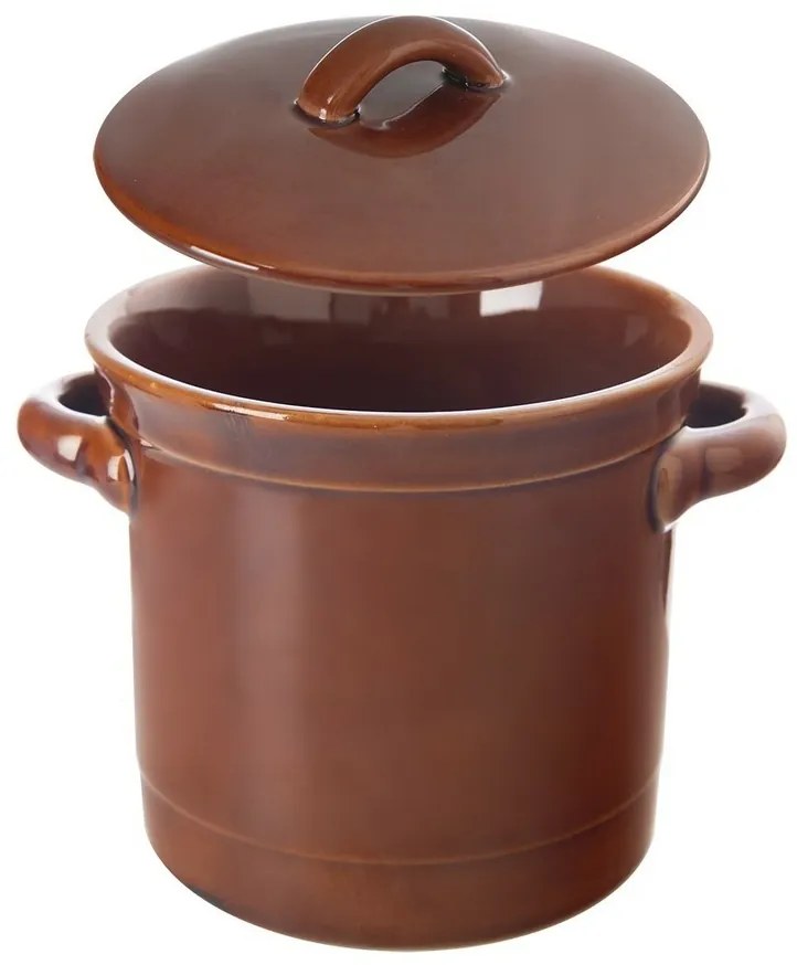 Orion Keramický hrniec na masť s vekom, 1,1 l