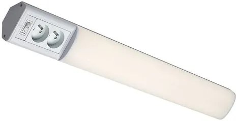 Rabalux BATH 2E LED podlinkové svietidlo s vypínačom a 2x zásuvkou, 70 cm