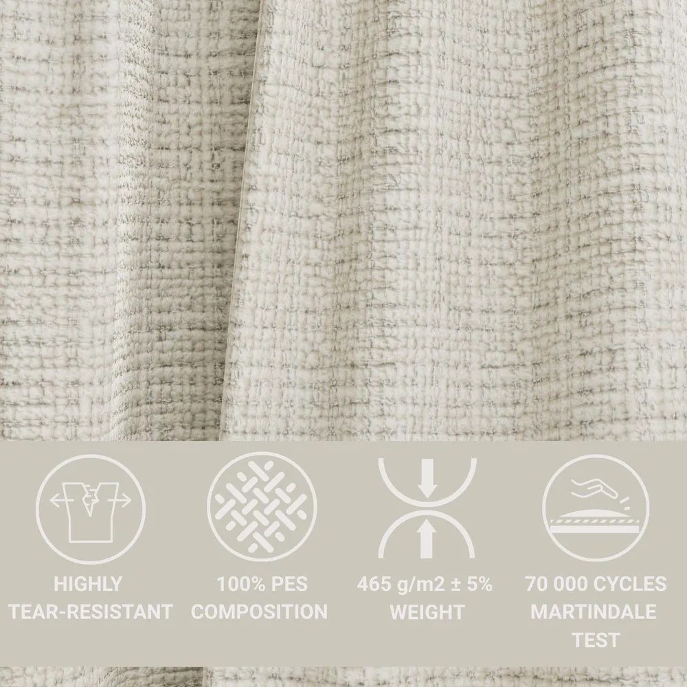 Sivobéžová ženilková rohová pohovka (ľavý roh/do L) Kirou – Maison de Rêve