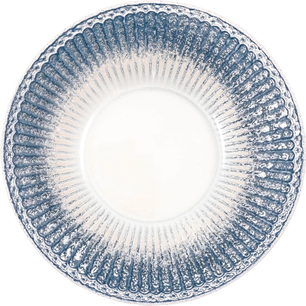 GREEN GATE Tanier na cestoviny Alice Ripple Blue 23 cm