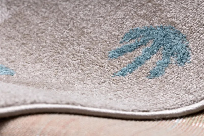 Dywany Łuszczów, Detský kusový koberec Fun Dino beige, 240x330, viacfarebná, detská izba