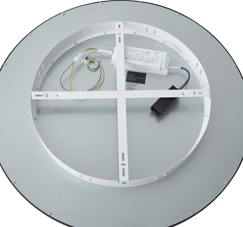 Inteligentný LED panel čierny 60 cm vrátane LED stmievania do tepla s diaľkovým ovládaním - Knob