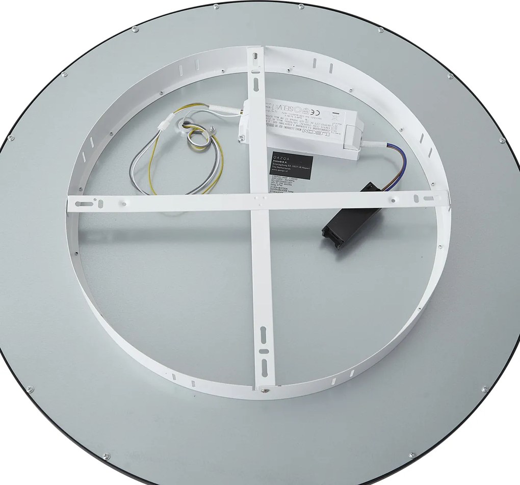 Inteligentný LED panel čierny 60 cm vrátane LED stmievania na teplé svetlo s diaľkovým ovládaním - Knob