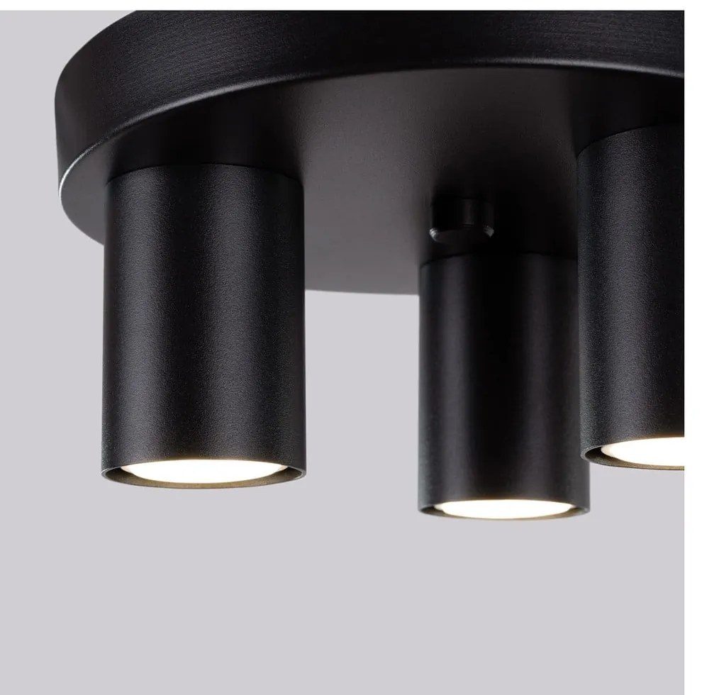 Čierne stropné svietidlo Castro – Sollux