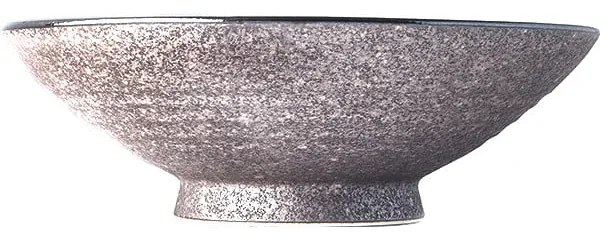 Béžová keramická vysoká miska na polievku Mij Earth, ø 24 cm