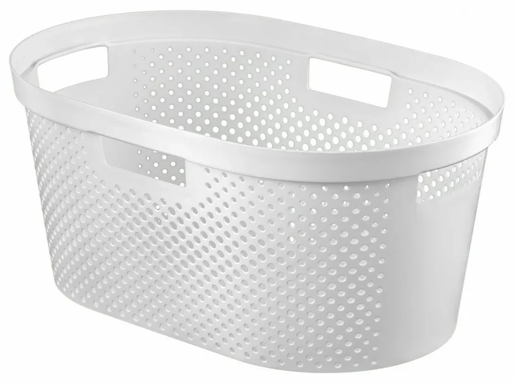 Curver Kôš na čistú bielizeň INFINITY 39 l, biela