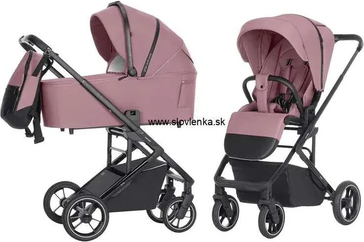 Kočík 2in1 CARRELLO Alfa 2024 Rouge Pink