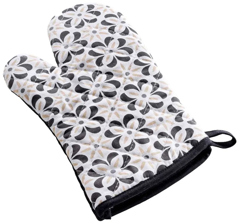 Bavlnená/silikónová kuchynská rukavica Solaris – douceur d'intérieur