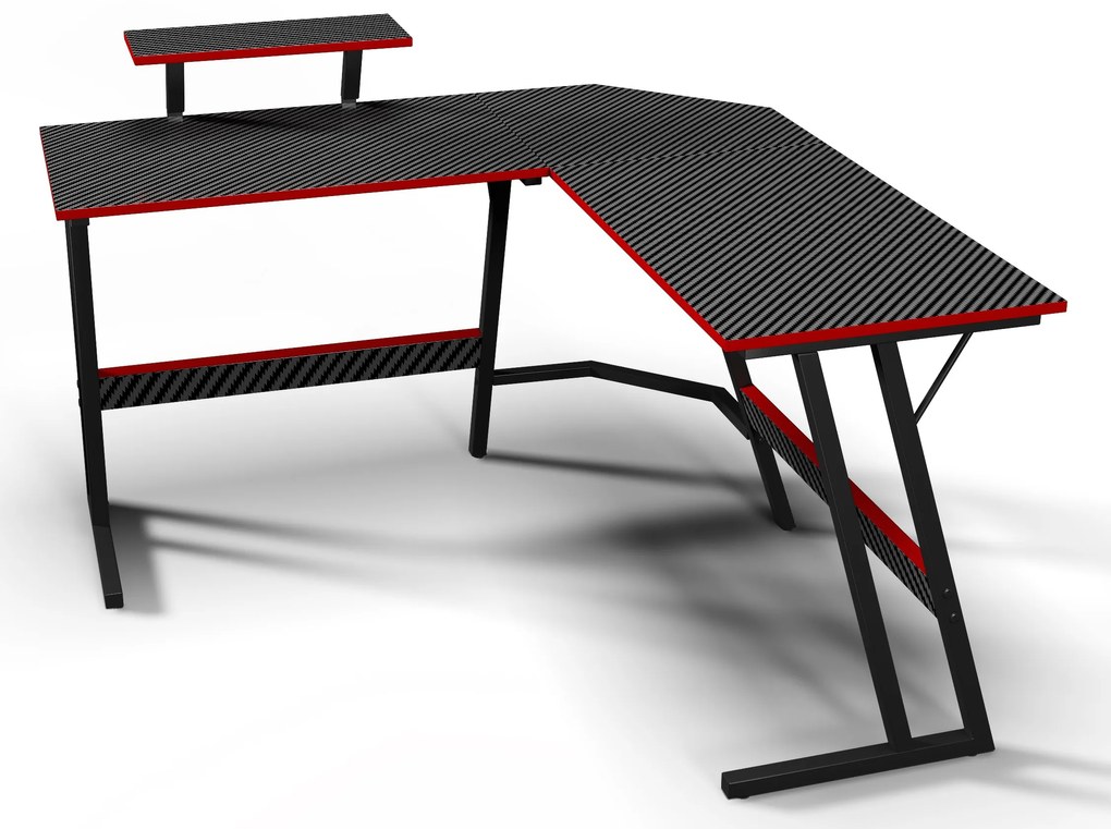 Herný stôl BG02 čierny 130 cm