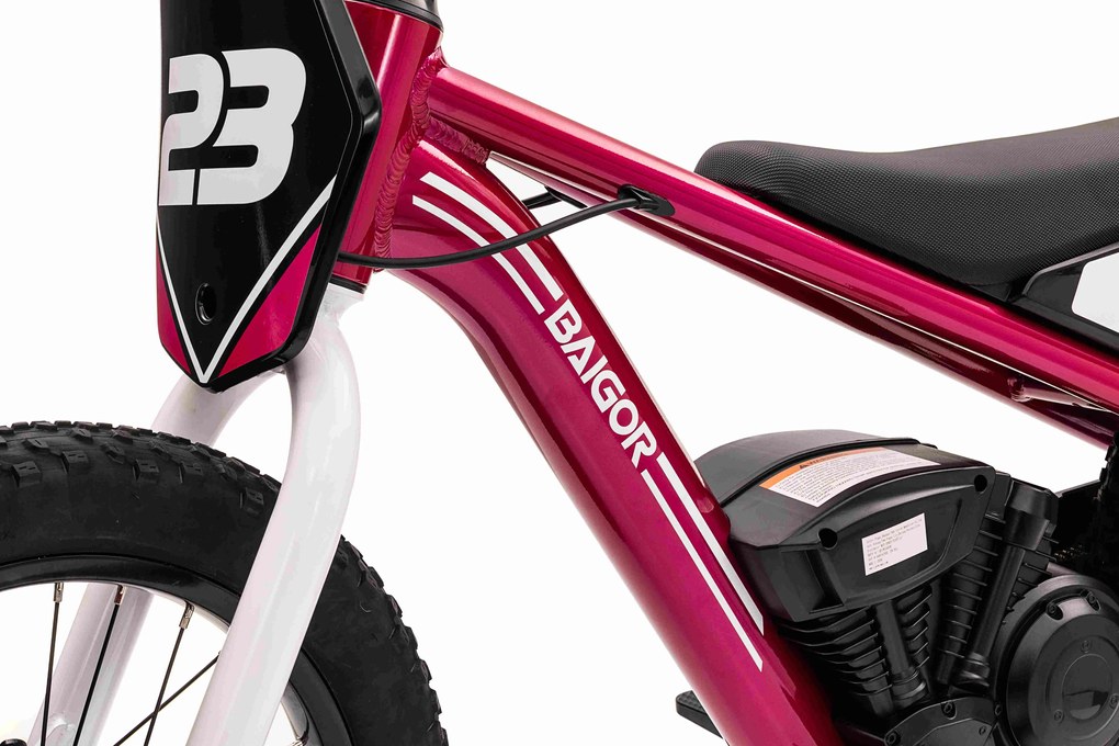 Ramiz BAIGOR 23 PRO Ružová batériová motorka pre dieťa