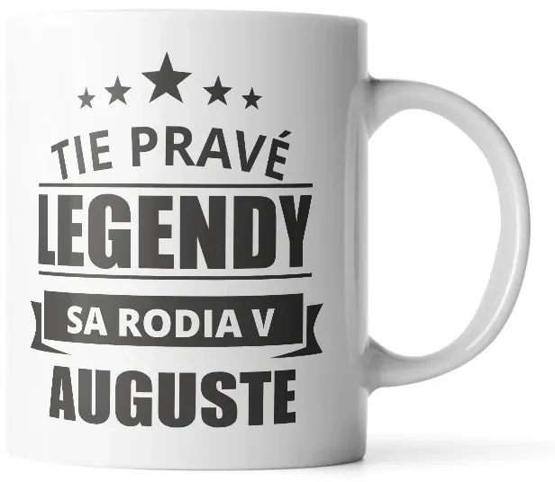 Sablio Hrnček Tie pravé legendy sa rodia v auguste - 330 ml - standard