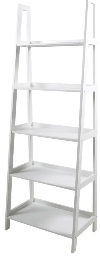 Biely päťposchodový regál Actona Wally