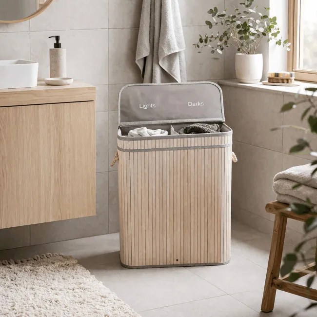 Kôs na bielizeň sivý DB2000 GREY