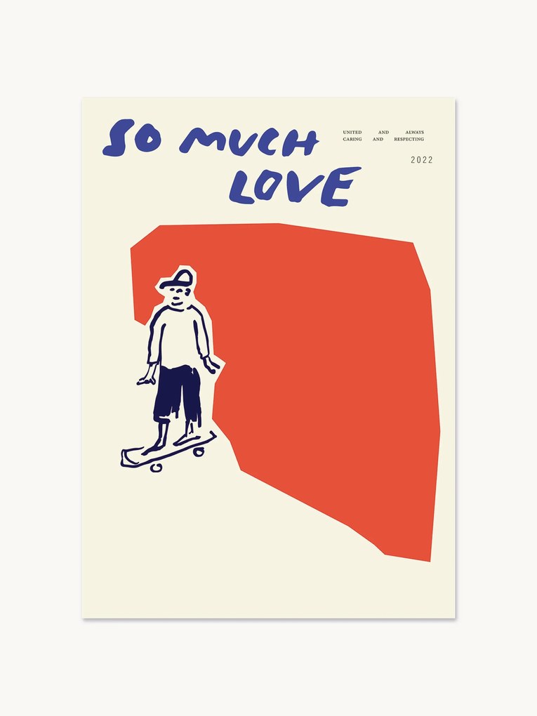 Plagát So Much Love Skateboard