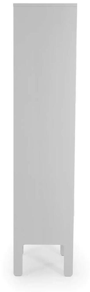 Vitrína nuo 40 x 178 cm biela MUZZA