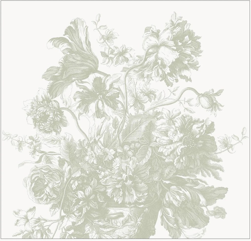Vliesová tapeta Engraved Flowes