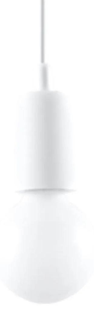 Sollux Lighting Závesné svietidlo DIEGO 1 biele