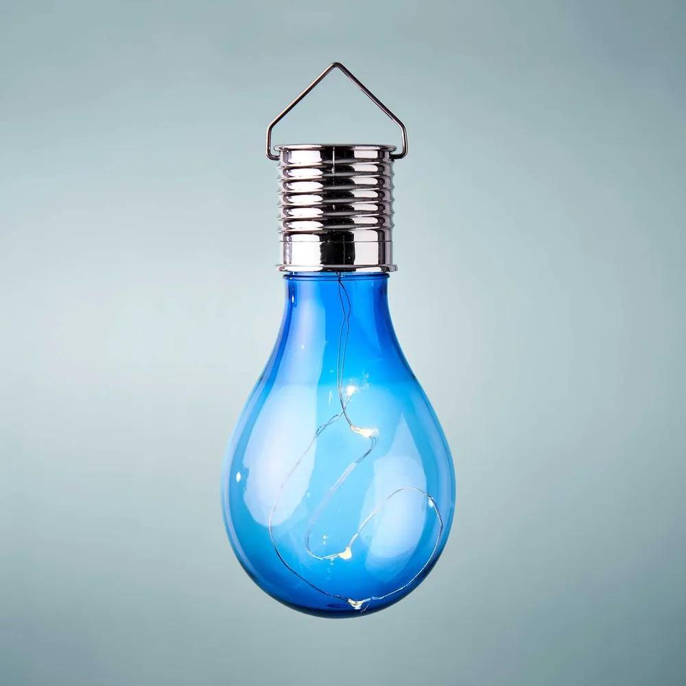 Butlers SUNLIGHT Solárna žiarovka k zaveseniu - modrá