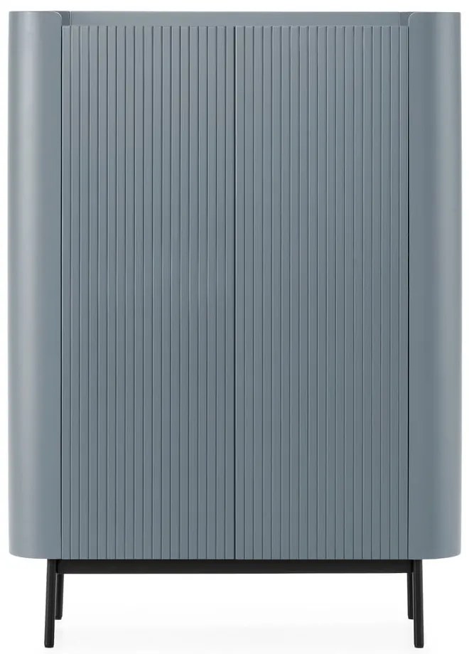 Sivomodrá skrinka 100x140x40 cm Willa – MOME