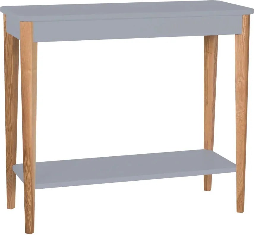 Sivý konzolový stolík Ragaba Ashme, šírka 85 cm