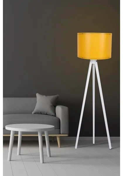 Stojacia lampa AYD 1xE27/60W/230V oranžová/biela