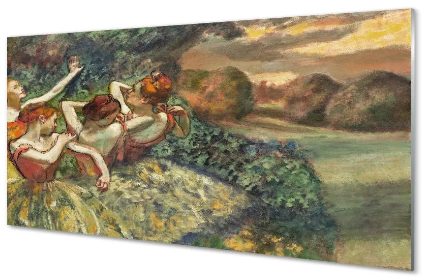Obraz plexi Balerínky tanec v lese 125x50 cm