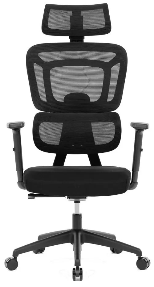 Kancelárska ergonomická stolička MARIA — látka, čierna
