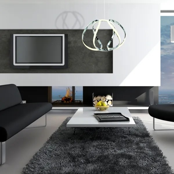 LED Luster na lanku GLOBE 1xLED/50W/230V