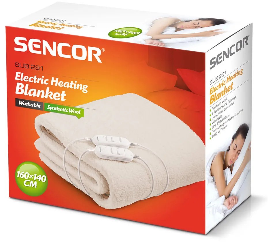 SENCOR SUB 291 el. vyhrievacia deka SENC R