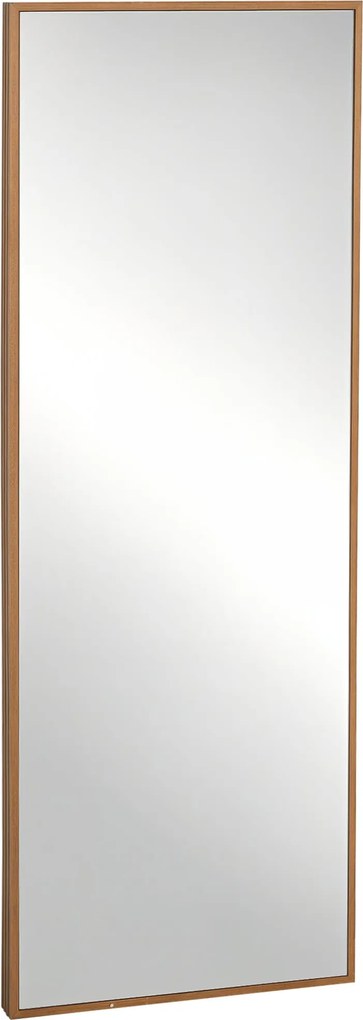 HOMCOM nástenné zrkadlo 125 x 45cm s dreveným rámom | Aosom