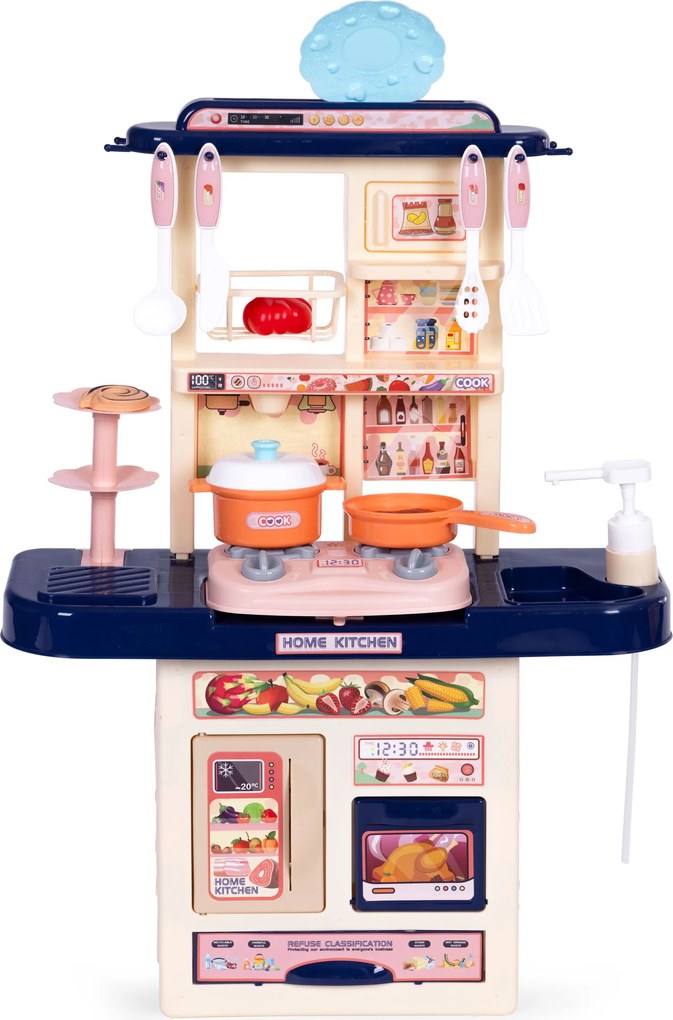 Detská kuchynka s LED, zvukmi a 10 doplnkami
