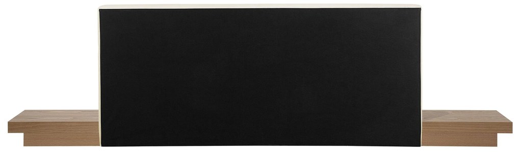 Drevená japonská posteľ svetlohnedá 180x200 cm ZEN Beliani