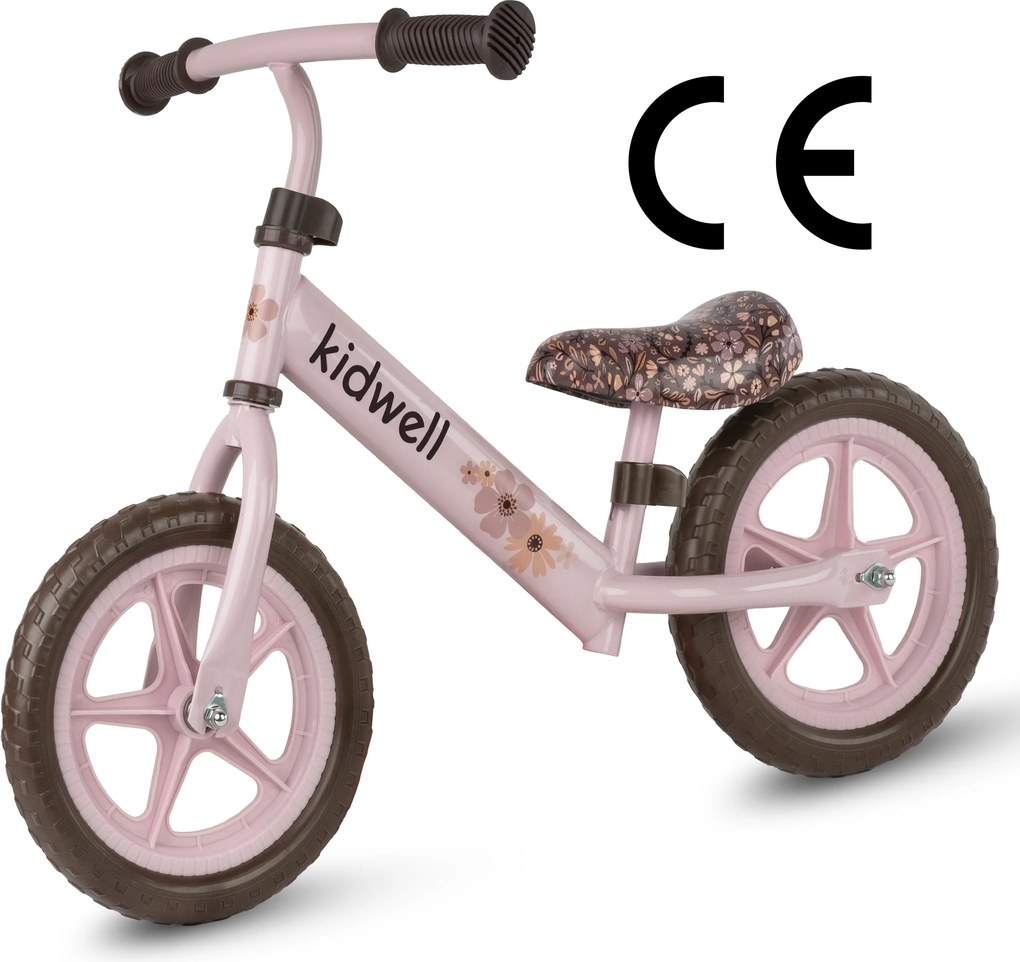 Kidwell Rebel odrážadlo pre deti 80–120 cm, ľahké 2,64 kg, oceľový rám, 28 cm EVA kolesá