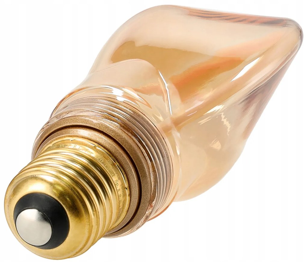 ECOLIGHT Dekoratívna LED žiarovka E27 4W 200lm G80 Amber Retro - rada ZERO