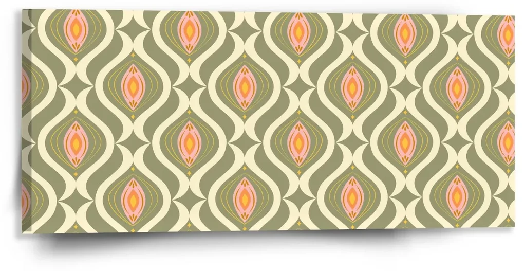 Sablio Obraz Retro ornament - 110x50 cm