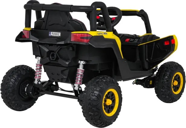 Elektrické autíčko Buggy Madman UTV-MX žlté