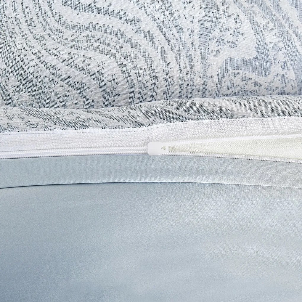 Žakárové obliečky Colorado modrá, 140 x 200 cm, 70 x 90 cm