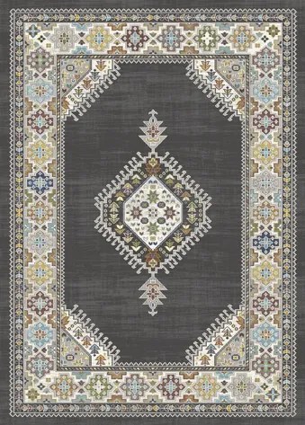 Koberec Malaga 8171 BROWN – hnedý obdĺžnik s orientálnym vzorom Rozmer: 200x290 cm
